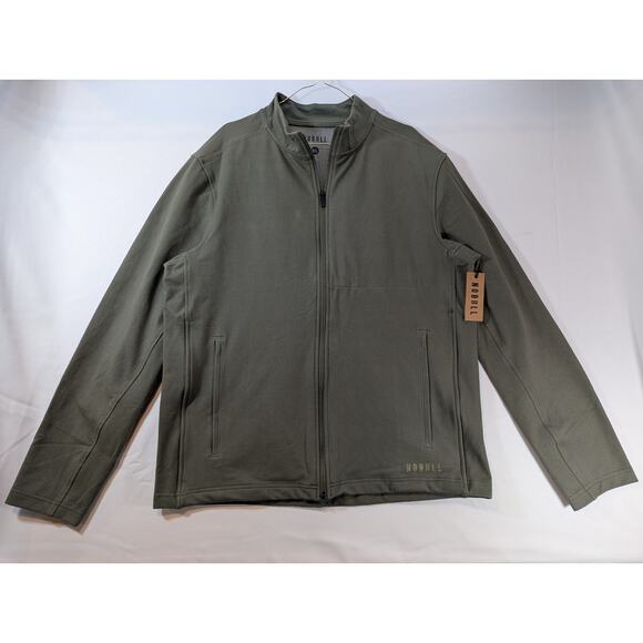 NWT Nobull Twill Zip-up Men's Jackets in Green sz XL 20468LQWI - Picture 3 of 9
